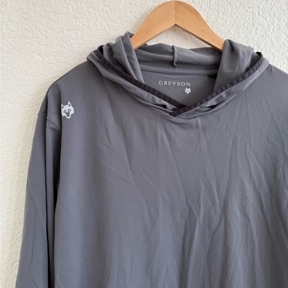 GREYSON Men’s Colorado Stingray Gray Hoodie Sweater Top Long Sleeve XXL - Picture 5 of 9
